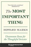 The Most Important Thing The Most Important Thing